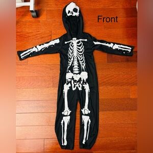 Kids Skeleton Costume - Black and White